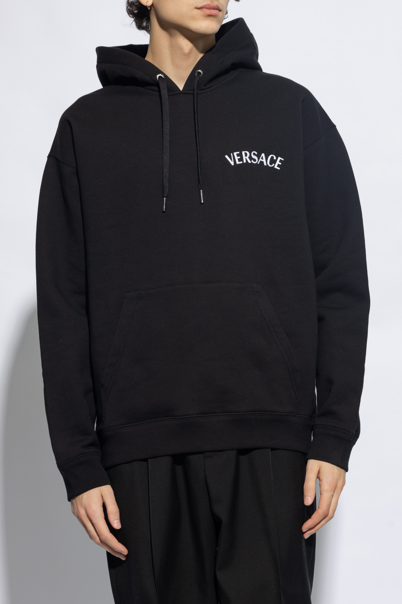 Versace clearance hoodie black